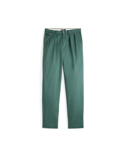 Polo Ralph Lauren Whitman Relaxed Fit Pleated Trouser in Green for
