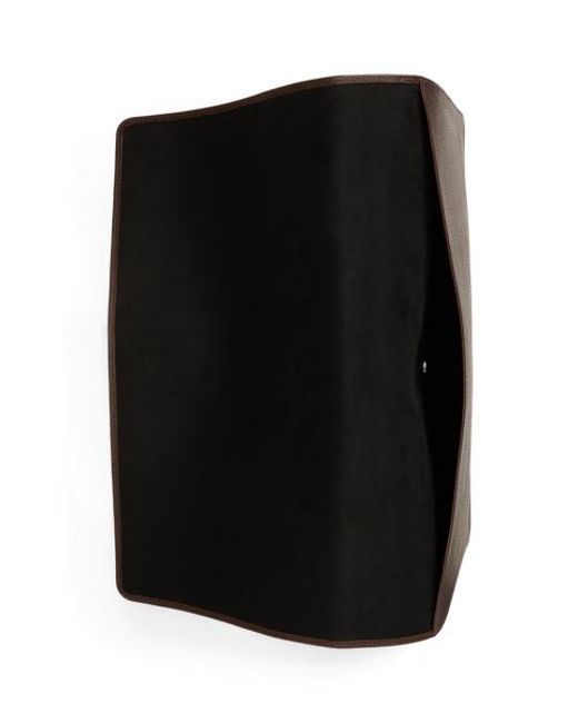 Polo Ralph Lauren Brown Pebbled Leather Laptop Sleeve for men