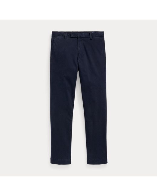 Polo Ralph Lauren Blue Jarrett Stretch Slim Fit Sateen Trouser for men