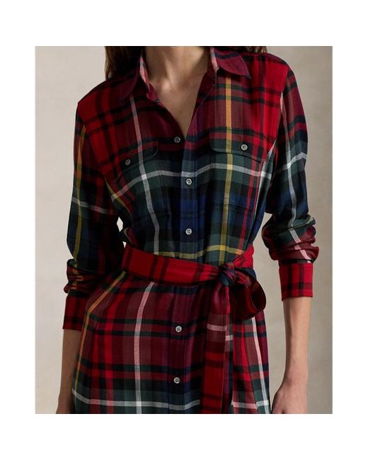 Plaid tunic dress sale