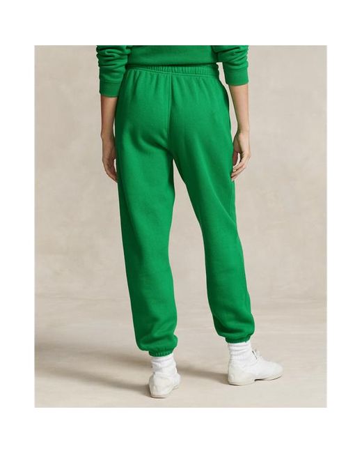 Ralph Lauren Green Fleece Athletic Trousers