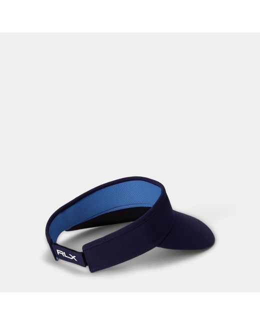 Ralph Lauren Blue Funktions-Visier Mit Pony
