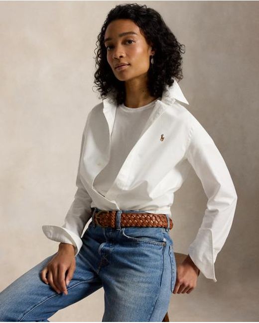 Polo Ralph Lauren White Classic Shrunken Fit Jersey T-Shirt