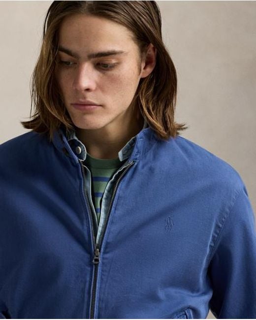 Polo Ralph Lauren Blue The Bedford Chino Jacket for men