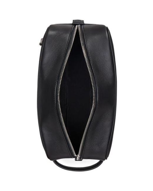 Polo Ralph Lauren Black Smooth Leather Travel Case for men