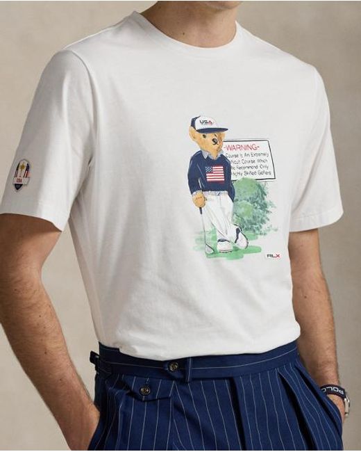 T-Shirt U.S. Ryder Cup Polo Bear Ralph Lauren pour homme en coloris Gray