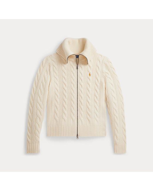 Polo Ralph Lauren Natural Lunar New Year Wool-Cashmere Cardigan