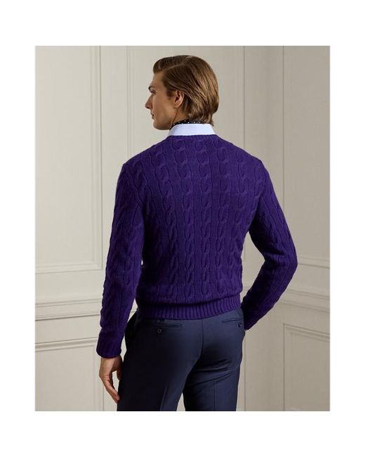 Ralph Lauren Blue Ralph Lauren Cable-Knit Cashmere Sweater for men