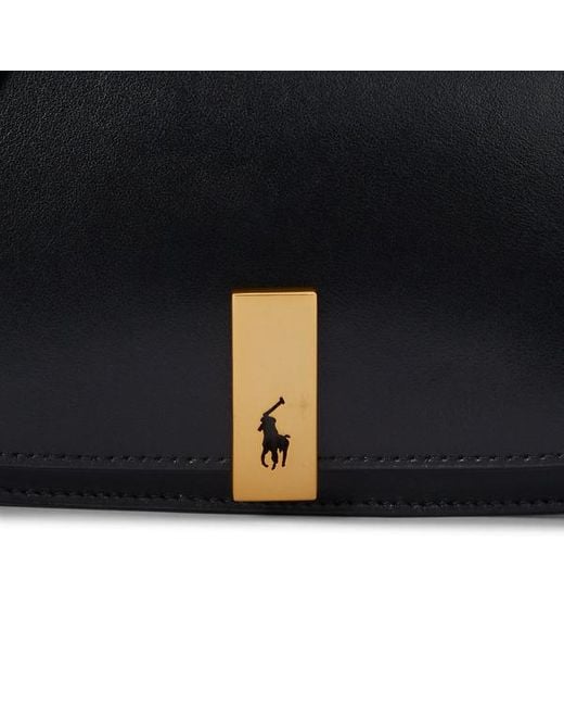 Polo Ralph Lauren Black Polo Id Medium Leather Clutch-bag