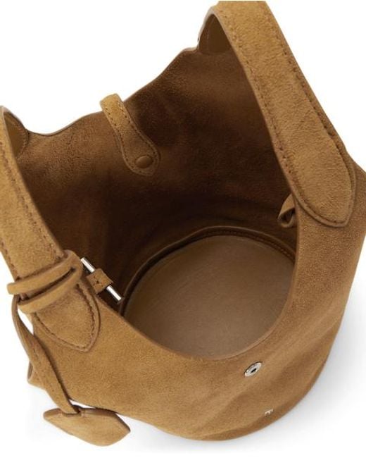 Polo Ralph Lauren Brown Polo Play Suede Small Tote & Crossbody