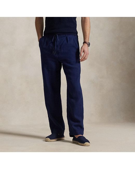 Pantalón Lateef De Lino Relaxed Fit Polo Ralph Lauren de hombre de color Blue