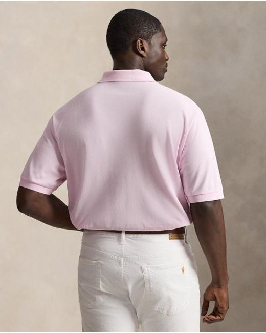 Polo Ralph Lauren Pink The Iconic Mesh Polo Shirt for men
