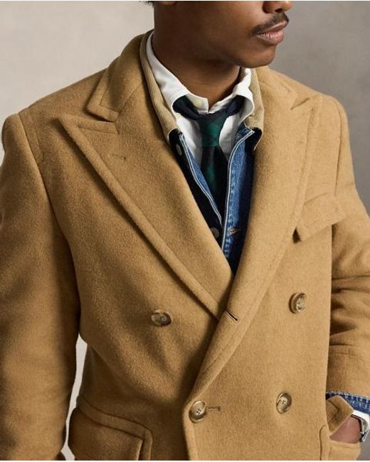 Polo Ralph Lauren Natural The Camel-Hair Polo Coat for men