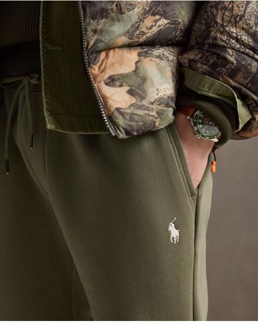 Polo Ralph Lauren Green Double-Knit Jogging Bottoms for men