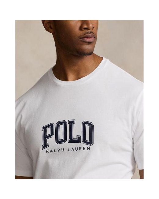 Ralph Lauren Grotere Maten - Jersey T-shirt Met Logo in het White voor heren