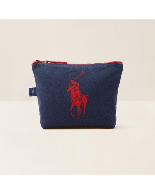 Set di 2 pochette Polo Icon di Ralph Lauren in Red