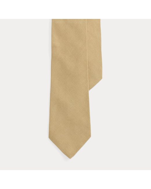 Ralph Lauren Natural Silk-Linen Tie for men