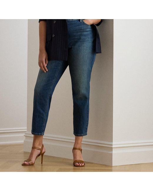 Ralph Lauren Blue Ralph Lauren High-Rise Straight Ankle Jean