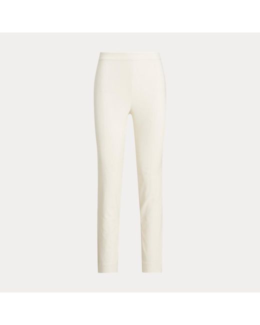 Pantaloni taglio corto in misto cotone di Lauren by Ralph Lauren in Natural