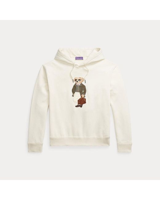 Sweat À Capuche Polo Bear En Molleton Ralph Lauren pour homme en coloris White