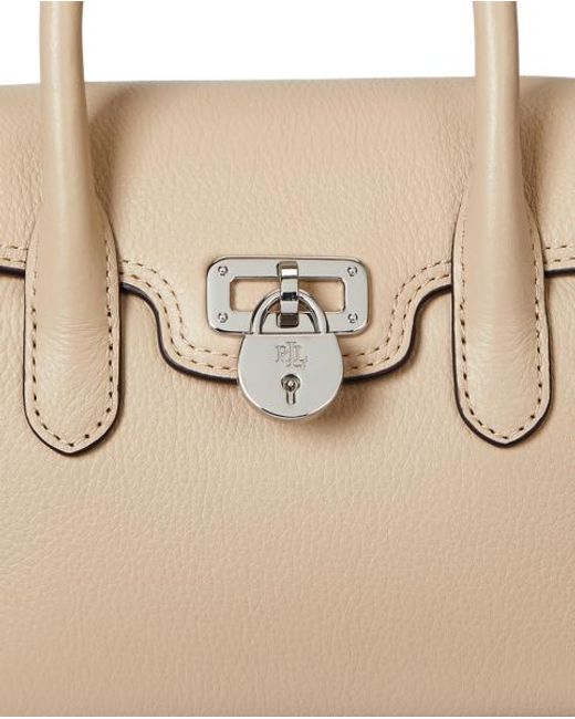 Petite Sacoche Tanner En Cuir Grainé Ralph Lauren en coloris Natural