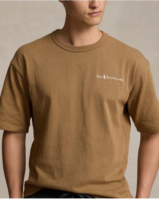 Camiseta De Punto Jersey Relaxed Fit Polo Ralph Lauren de hombre de color Natural