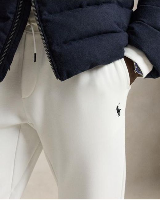 Polo Ralph Lauren Black Double-Knit Jogging Bottoms for men