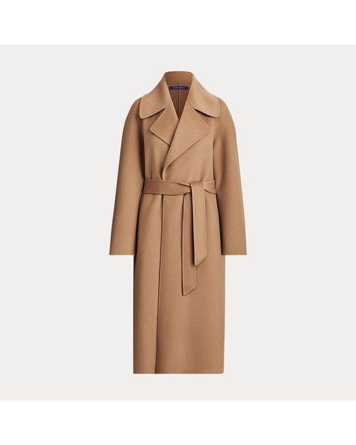 Ralph Lauren Natural Mantel Leonarda Mit Bindegürtel