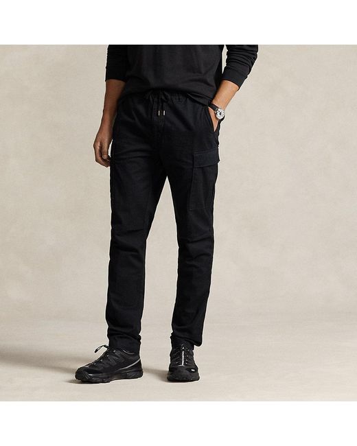 Polo Ralph Lauren Ralph Lauren Stretch Slim Fit Twill Cargo Pant in Black  for Men | Lyst