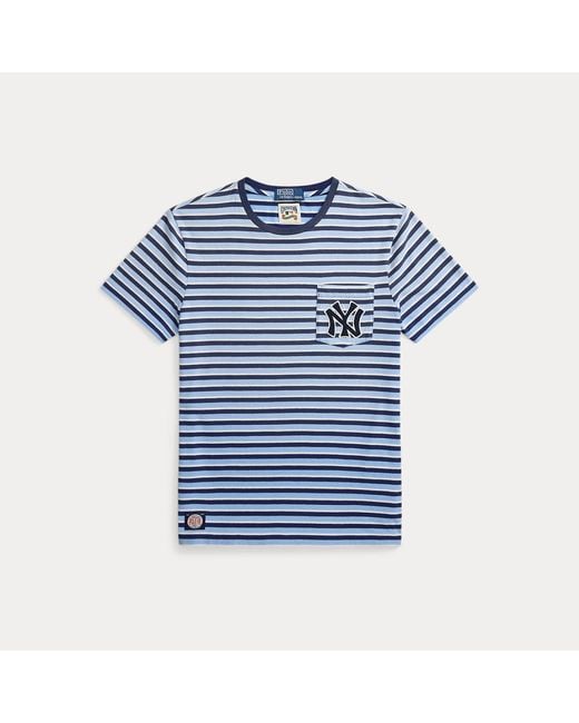 Polo Ralph Lauren Blue Polo Ralph Lauren Lauren Yankees T-Shirt for men