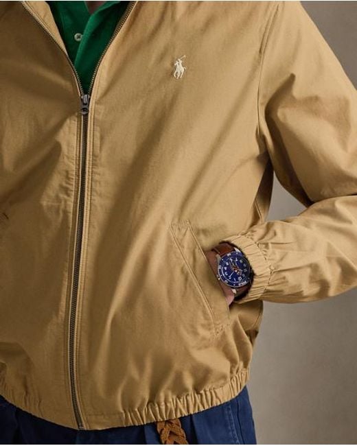 Polo Ralph Lauren Green The Bayport Poplin Jacket for men