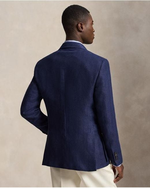Polo Ralph Lauren Blue The Rl67 Summer Tweed Jacket for men