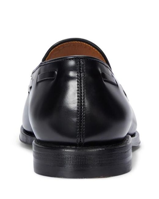 Polo Ralph Lauren Black Maestra Tassel Calfskin Loafer for men
