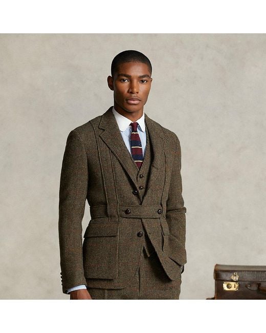 Ralph Lauren Leather The Morehouse Collection Suit Jacket in Brown for ...