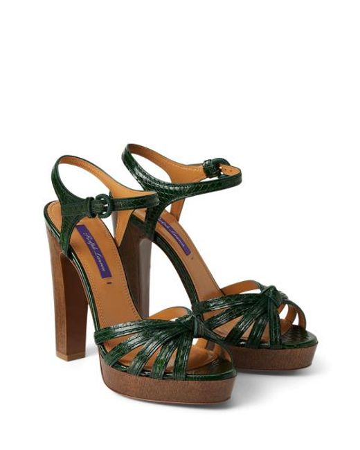 Sandales À Patin Kieran Ayers 12,5 Cm Ralph Lauren en coloris Green