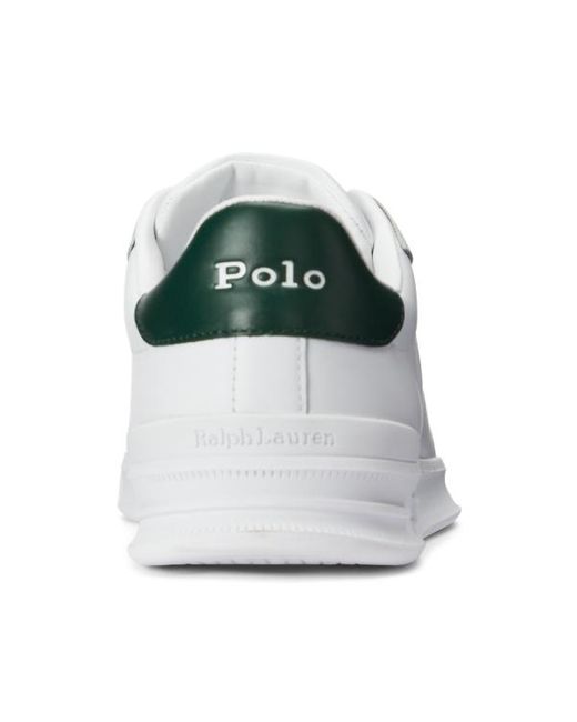 Polo Ralph Lauren Leder-Sneaker Heritage Court II in White für Herren