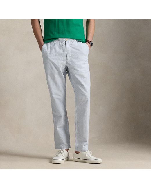 Ralph Lauren Blue Polo Prepster Classic Fit Striped Pant for men
