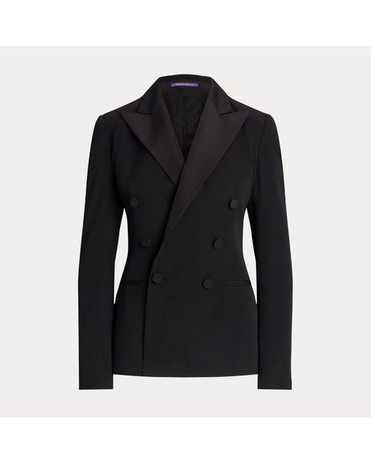 Ralph Lauren Black Callahan Wool Barathea Tuxedo Jacket