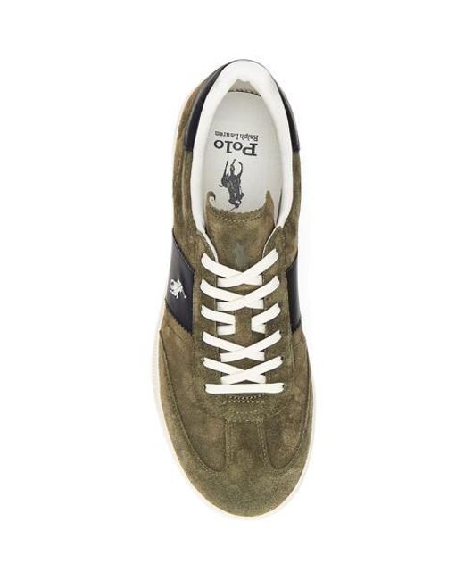 Polo Ralph Lauren Sneaker Heritage Aera Aus Wildleder in Green für Herren