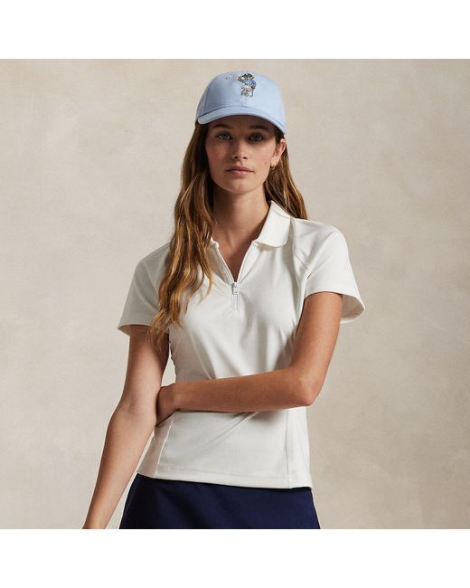 Polo Slim Fit Con Cremallera Corta Ralph Lauren de color Brown