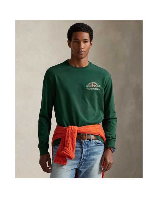 Maglietta Polo Sportsman Classic-Fit di Polo Ralph Lauren in Green da Uomo