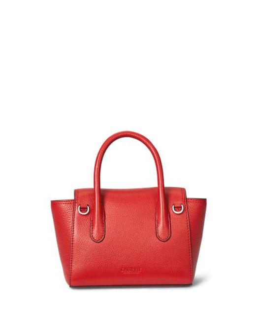 Bolso Satchel Tanner Pequeño De Piel Ralph Lauren de color Green