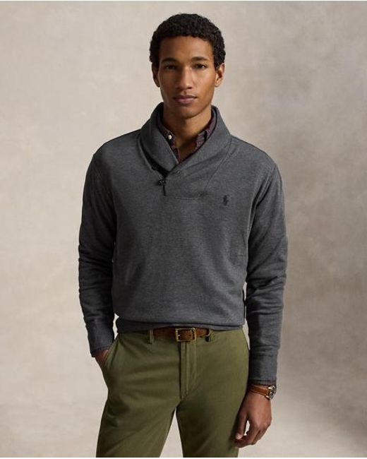 Polo Ralph Lauren Black Custom Fit Double-Faced Oxford Shirt for men