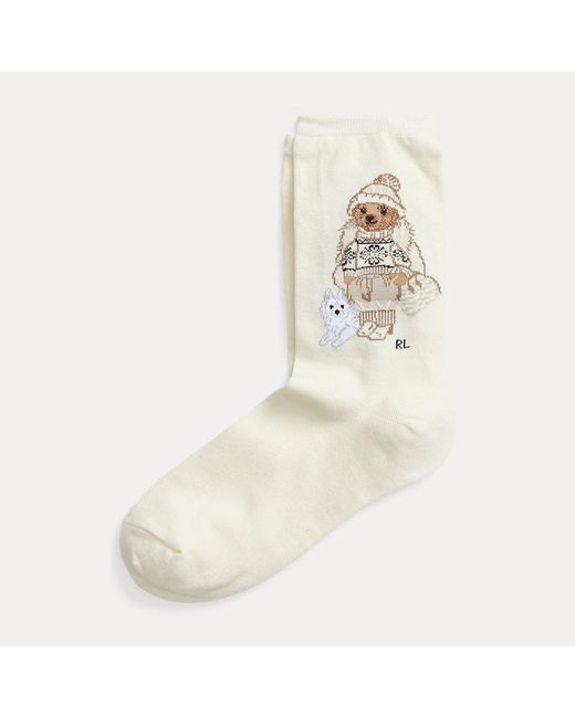 Calcetines de media caña con Polo Bear Polo Ralph Lauren de color Blanco |  Lyst