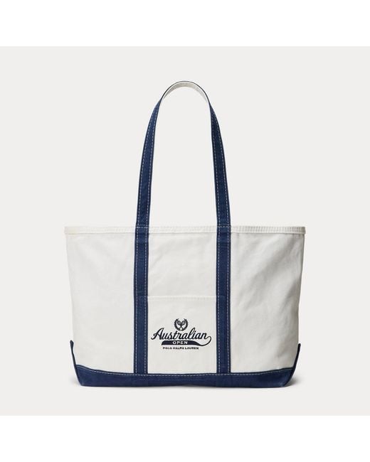 Polo Ralph Lauren Blue Australian Open Canvas Tote for men