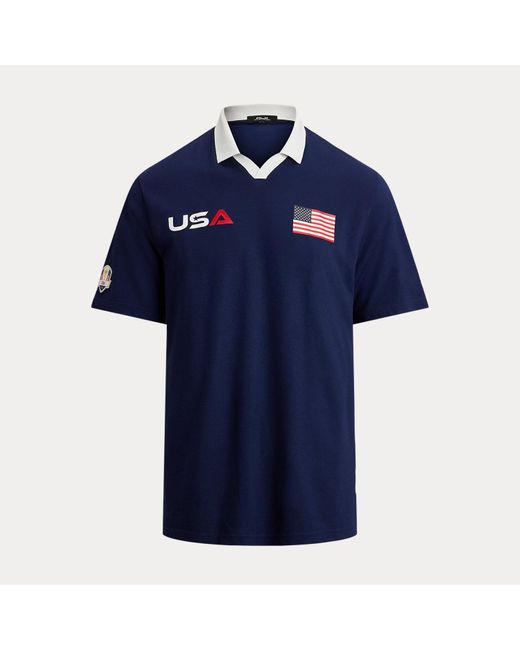 Ralph Lauren U.S. Ryder Cup Performance Polo-Shirt in het Blue voor heren