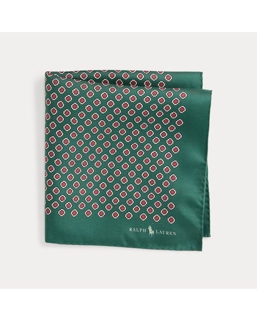 Polo Ralph Lauren Einstecktuch Aus Seidentwill in Green für Herren