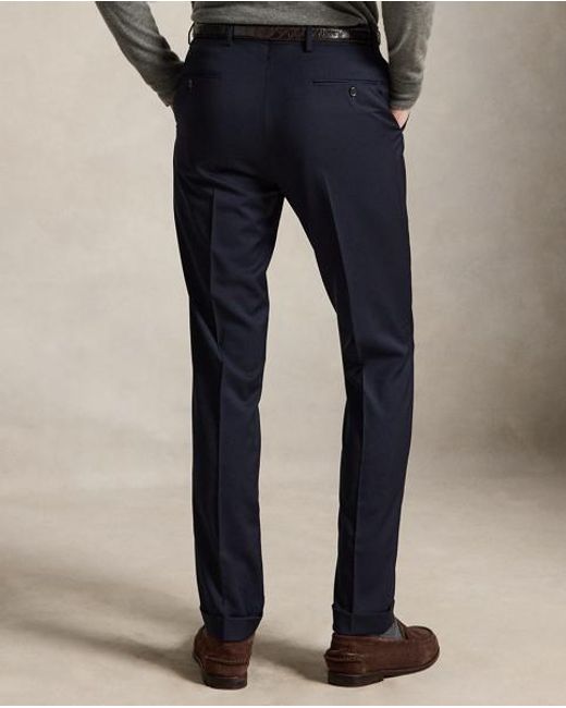 Polo Ralph Lauren Gray Slim Fit Wool Twill Trouser for men