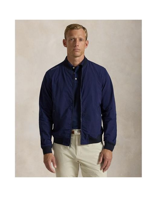 Ralph Lauren Blue Performance Bomber Jacket for men