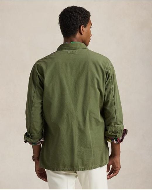 Polo Ralph Lauren Utility-Hemdjacke Aus Ripstop in Green für Herren